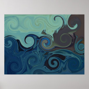 Poster Trippy sur la toile