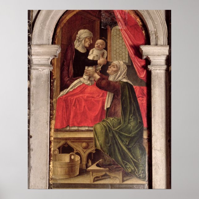 Poster Triptyque de la Vierge de Misericordia, 1473 (Devant)