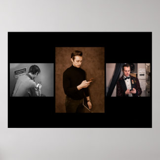 Poster Triptyque de téléphone portable