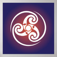 Triskele, Triple Spiral, Symbole Triskelion Celtic