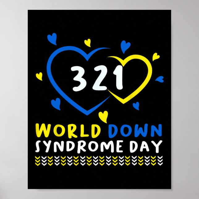 Poster Trisomie 21 Syndrome de Down (Devant)