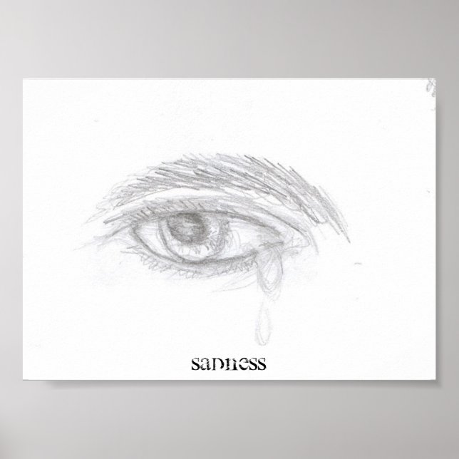 Poster tristesse (Devant)