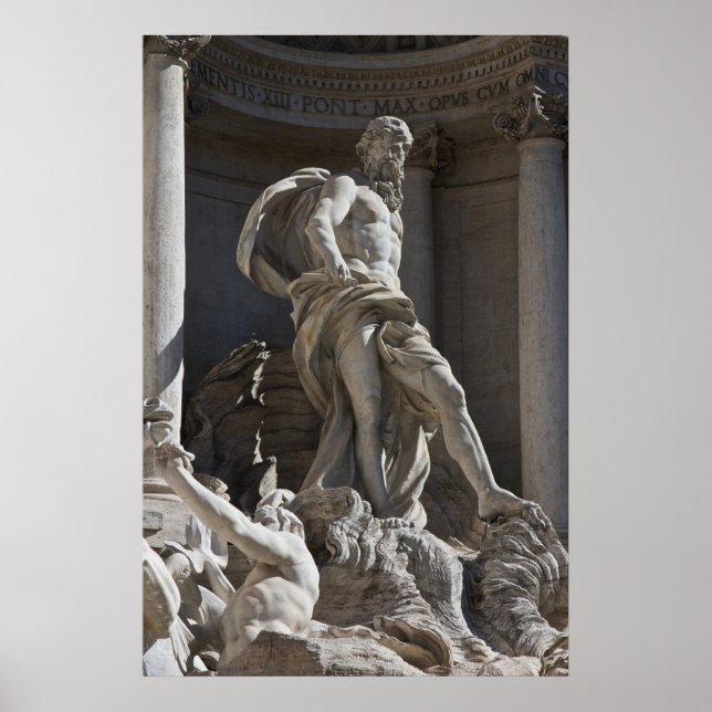 Poster Triton à Trevi (Devant)