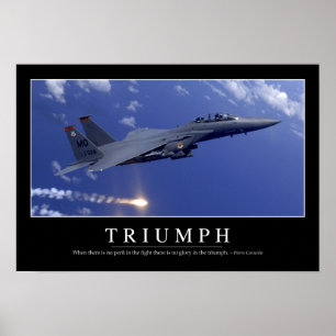 Poster Triumph : : Citation inspirée 1