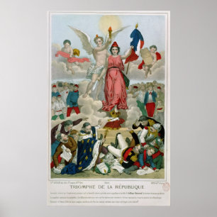 Poster Triumph de la République, 1875