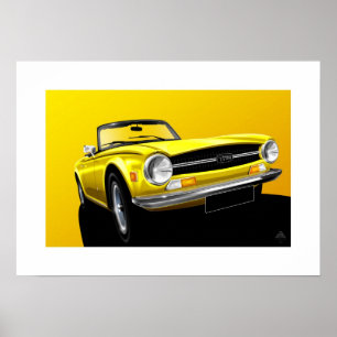 Poster Triumph TR6