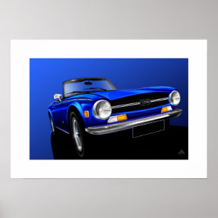 Poster Triumph TR6