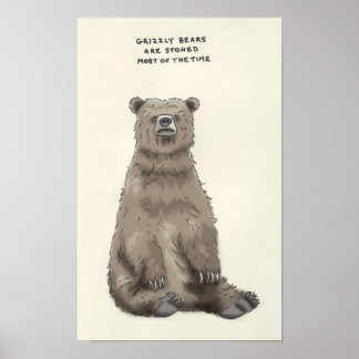 Poster trivia de grizzlis