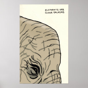 Poster trivia des éléphants