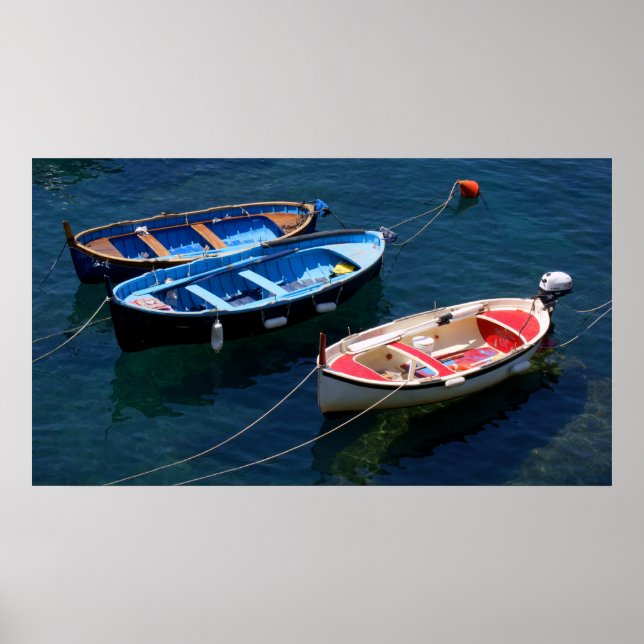Poster Trois bateaux (Devant)