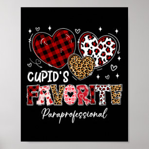 Poster Trois Coeurs Cupid's Favorite Paraprofessionnel Va
