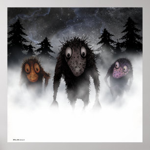 Poster Trois drôles de monstre trolls