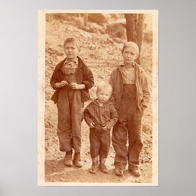 Poster Trois garçons tristes (Devant)