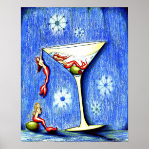 Poster Trois Mermaid Martini