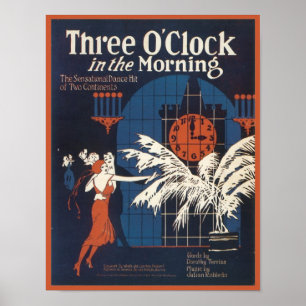 Poster Trois O'Clock dans la couverture du morning Songbo