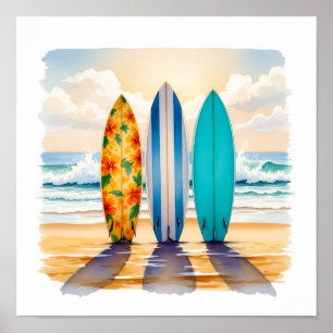 Poster Trois Petits Surf