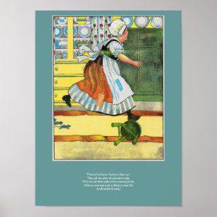 Poster Trois souris aveugle Mère Oie Nourriture rime
