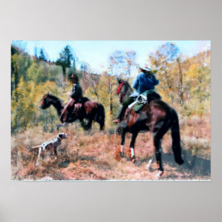 Poster Trois sur Trail art par Di.Wi.
