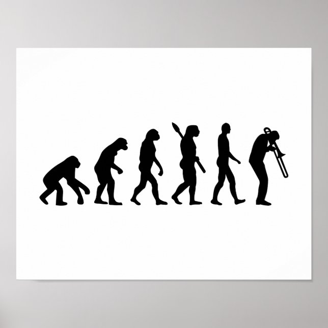 Poster Trombone de l'évolution (Devant)
