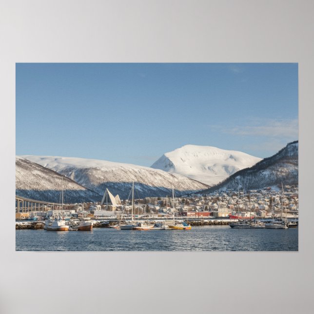 Poster Tromso Norvège Photo de voyage (Devant)