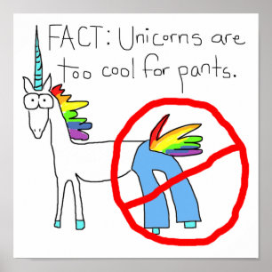 Poster Trop Cool Pour Les Pantalons