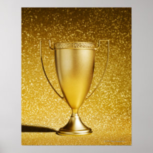 Poster Trophée de tasse d'or