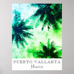 Poster *~* Tropical AP25 Travel Personnaliser - Palm Tree