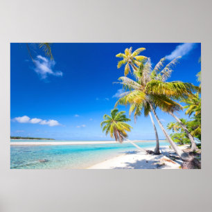 Poster Tropical coastline
