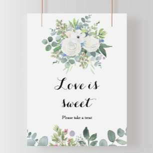 Poster Tropical Eucalyptus Vert L'amour est doux