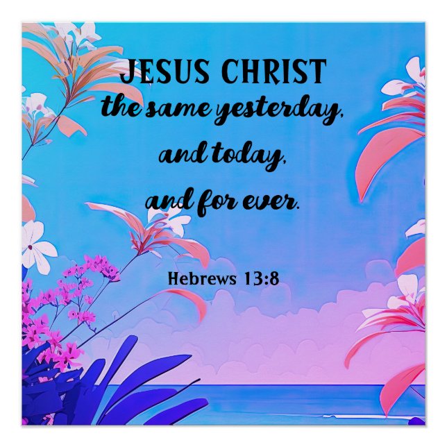 Poster Tropical Illustration Framed Art (Devant)