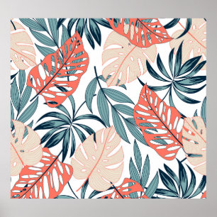 Poster Tropical Plante Feuille mode Imprimer