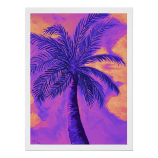 Poster Tropicana de palmier de Redland Bay