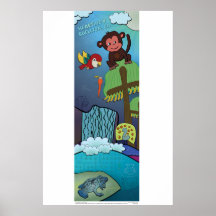 Poster - Tropische wilde Seite!