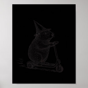 Poster Trottinette de la marmotte pour commettre une bêti