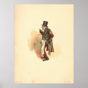 Poster Trotty Veck par Kyd - The Chimes de Charles Dicken
