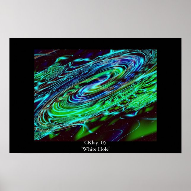 Poster Trou blanc (Devant)