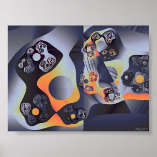 Poster Trou noir Soleil