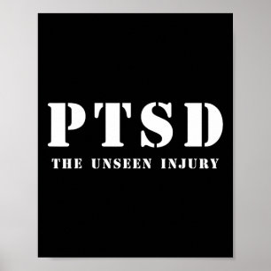 Poster Trouble De Stress Post-Traumatique Du Ptsd - 22 Pt