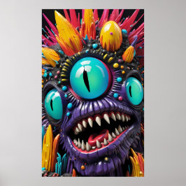 Poster Troublemaker à trois points de vue - Ken Gage Art