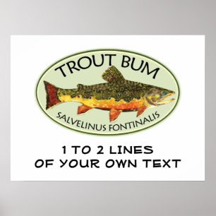 Poster Trout Fishing
