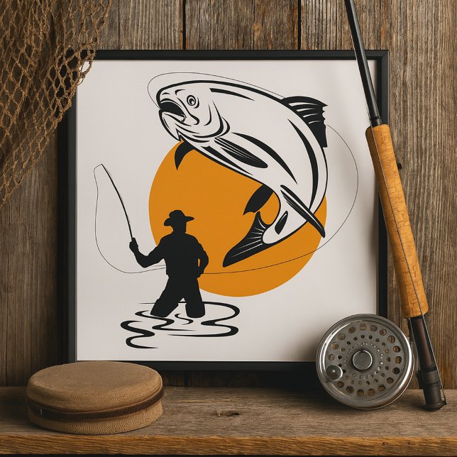 Poster Trout Fishing (Créateur téléchargé)