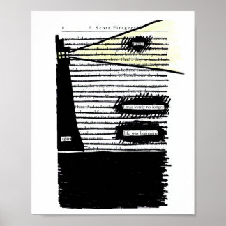 Poster Trouvé (The Great Gatsby)