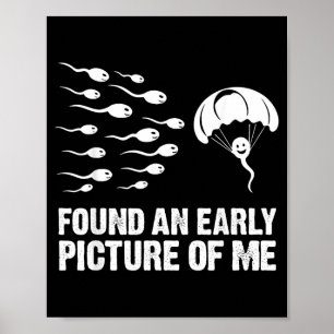 Poster Trouvé une image ancienne d'une cellule de sperme 
