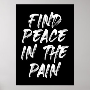 Poster Trouver La Paix Dans La Douleur