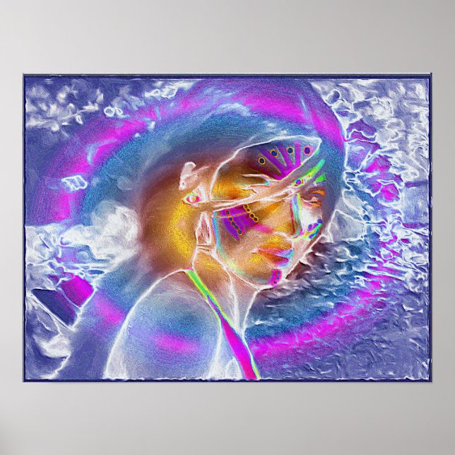 Poster trouver votre propre fréquence âme (Devant)