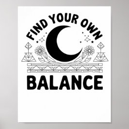 Poster Trouver votre propre solde