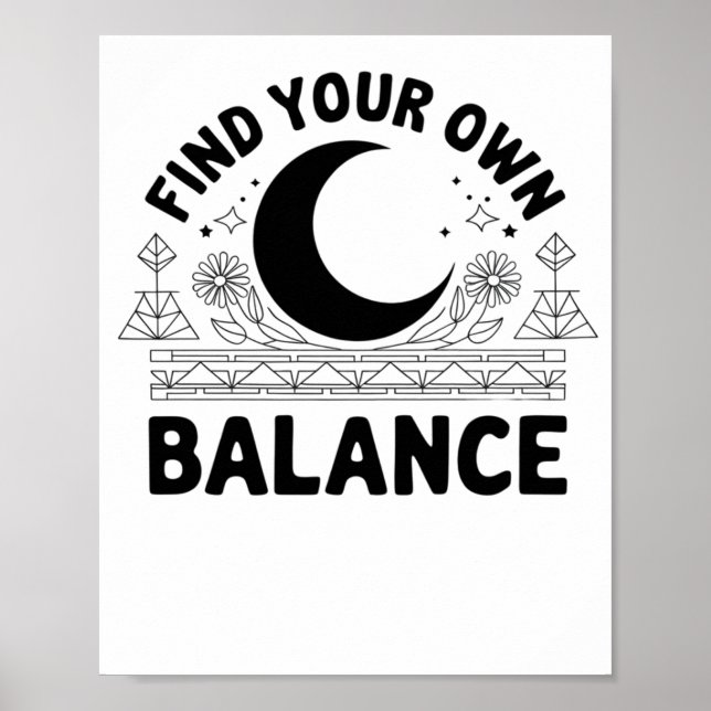 Poster Trouver votre propre solde (Devant)