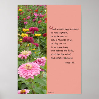 Poster Trouvez dans chaque jour une chance...