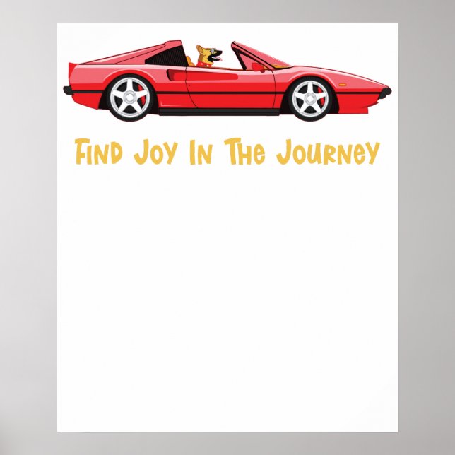 Poster trouvez la joie dans le voyage 2 (Devant)
