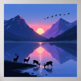 Poster Trouvez votre paix dans la nature